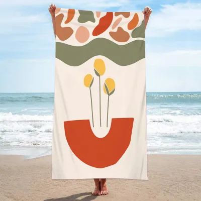 Fashion Digital Printing Summer Seaside Square Beach Towel
