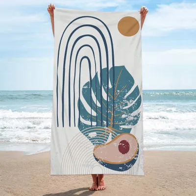 Fashion Digital Printing Summer Seaside Square Beach Towel