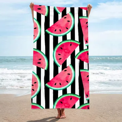 Fashion Digital Printing Summer Seaside Square Beach Towel