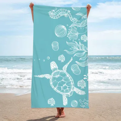 Fashion Digital Printing Summer Seaside Square Beach Towel