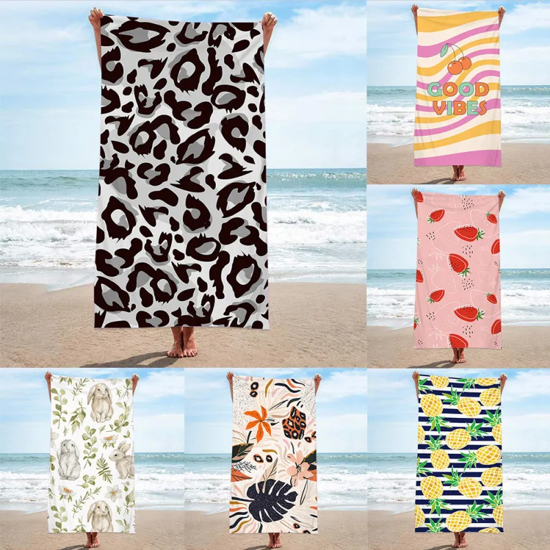 Fashion Digital Printing Summer Seaside Square Beach Towel