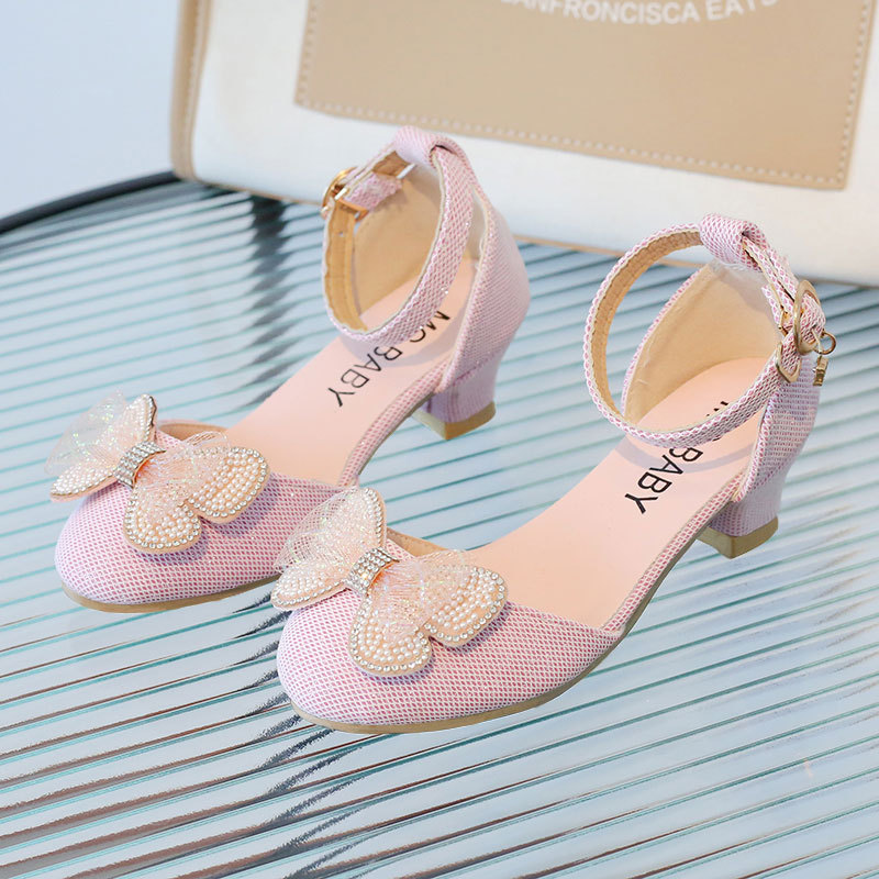 Girls Kids Beach Sandals Birthday Wedding Shoes Holiday Princess Shoes  Summer US | eBay