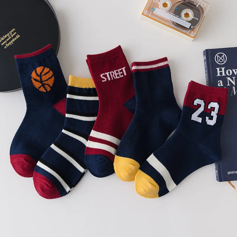 Children Kids Baby Fashion Boys Breathable Cotton Cartoon Socks