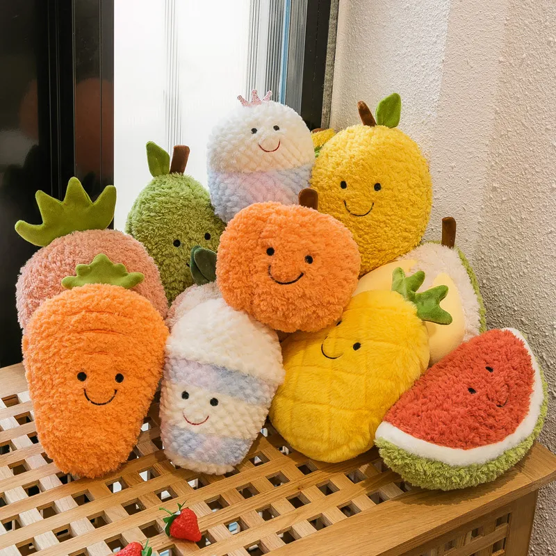 Simulation Watermelon Fruit Doll Plush Toy for Kids