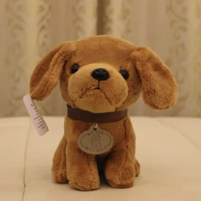 Cartonn Dogs Plush Toy - Short Plush Dog Stuffed Animal, PP Cotton Filled Kids Toys Plush Doll