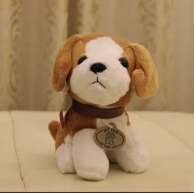 Cartonn Dogs Plush Toy - Short Plush Dog Stuffed Animal, PP Cotton Filled Kids Toys Plush Doll