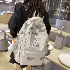 Women Fashion Large Capacity Nylon Material Backpack