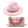 Pink Hat + Bag