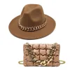 Khaki Hat + Bag