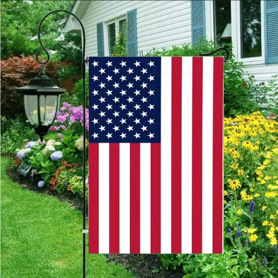 4Th Of July Yard Decoration Double Sided Star Stripe Garden Flag