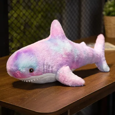 Cute Shark Pillow Plush Toy Shark Doll Bed Sleeping Cushion for Kids Gift