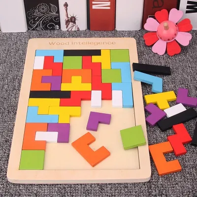Tetris Building Blocks Jigsaw Puzzle Tangram Building Blocks ChildrenS Early Education Educational Toys