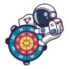 Astronaut + 3 Balls 1 Hook