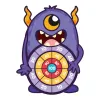 Monster + 3 Balls 1 Hook