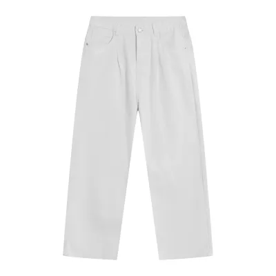 Men's Casual Basic Straight Leg Loose Cotton Blend Jeans