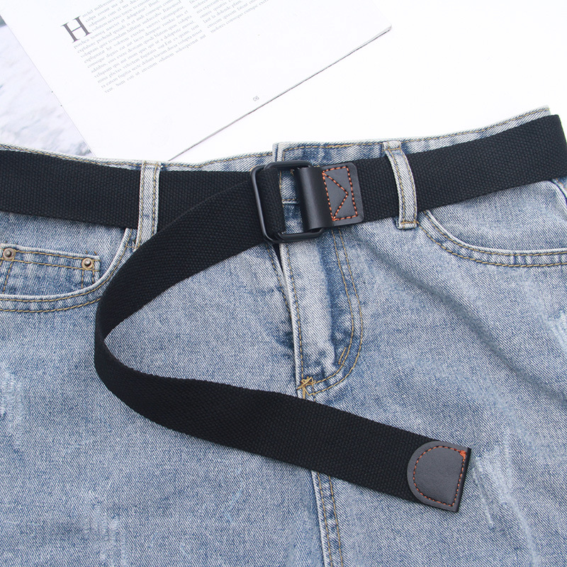 KAJA REVERSIBLE SUEDE SQUARE RING BELT（Reversible green