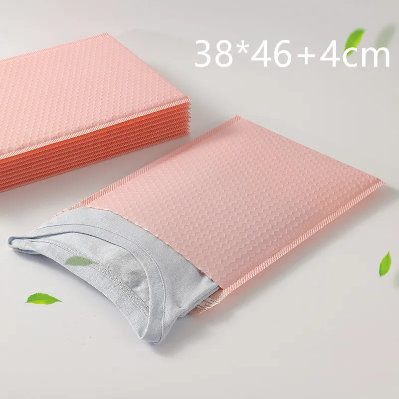 38*46+4cm PE Waterproof Moisture-Proof Bubble Poly Mailers Clothing Storage Packaging Bag