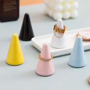 Creative Ceramic Ring Stand Display Table Jewelry Storage Props Jewelry Display Stand