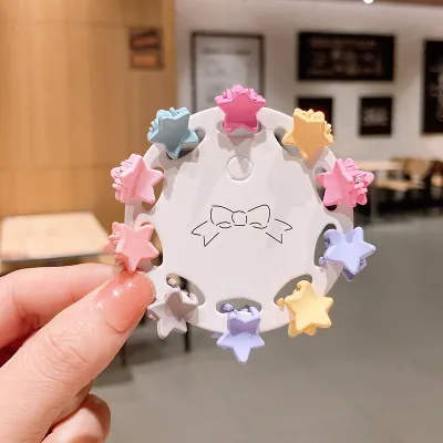 Children Kids Baby Fashion Girls Cartoon Hairclip Hair Accessories Set Plastic Resin