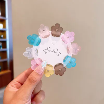 Children Kids Baby Fashion Girls Cartoon Hairclip Hair Accessories Set Plastic Resin