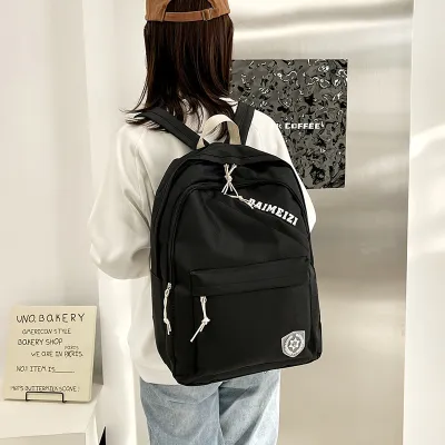 Unisex Fashion English Letter Large Capacity Backpack