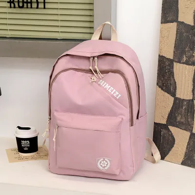 Unisex Fashion English Letter Large Capacity Backpack
