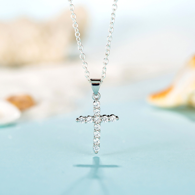 ネックレス・ペンダント MORELLATO 8204 1POINT DIAMOND CROSS MOTIFS NECKRACE Diamond Cross Necklace - Bloomingdale's