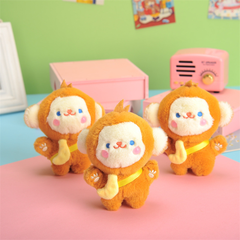 Wholesale Monkey Key Chain Doll Plush Toy