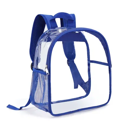 Unisex Fashion Clear Waterproof Large Capacity Backpack