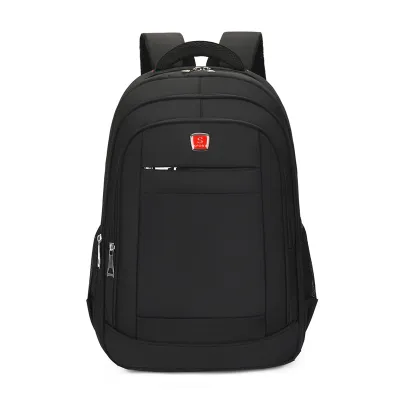Men's Casual Waterproof Travel Oxford Backpack with Curved Shoulder Straps