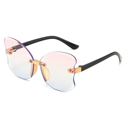 Children Kids Baby Fashion Cartoon Cute Butterfly Frame Sunglasses