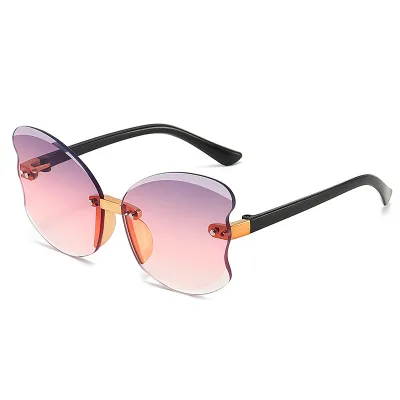 Children Kids Baby Fashion Cartoon Cute Butterfly Frame Sunglasses