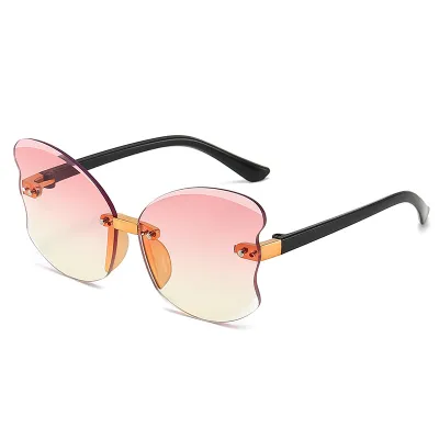 Children Kids Baby Fashion Cartoon Cute Butterfly Frame Sunglasses