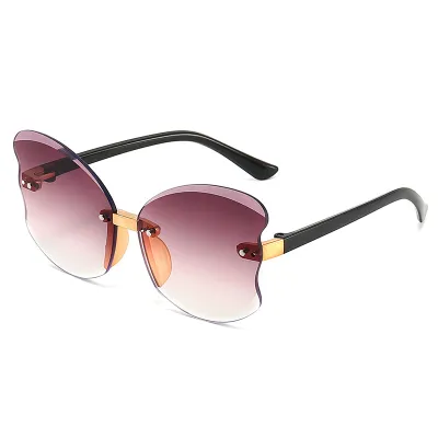Children Kids Baby Fashion Cartoon Cute Butterfly Frame Sunglasses