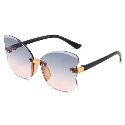 Children Kids Baby Fashion Cartoon Cute Butterfly Frame Sunglasses