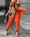 Orange Print