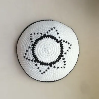 Men Fashion Multicolor Israeli Jewish Handmade Kippa Kippot Prayer Hat