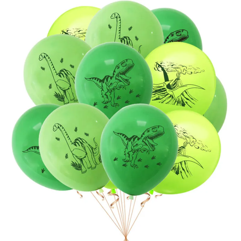 Dinosaur Latex Balloon Kids Birthday Party Dinosaur Theme Decoration Supplies