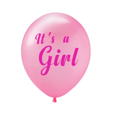 12 Inch Printedd Heart Foot Latex Balloon Baby Shower It'S A Boy Gender Reveal Party Supplies