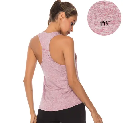 Women Loose Fit Moisture Wicking Sports Racerback Tank Top