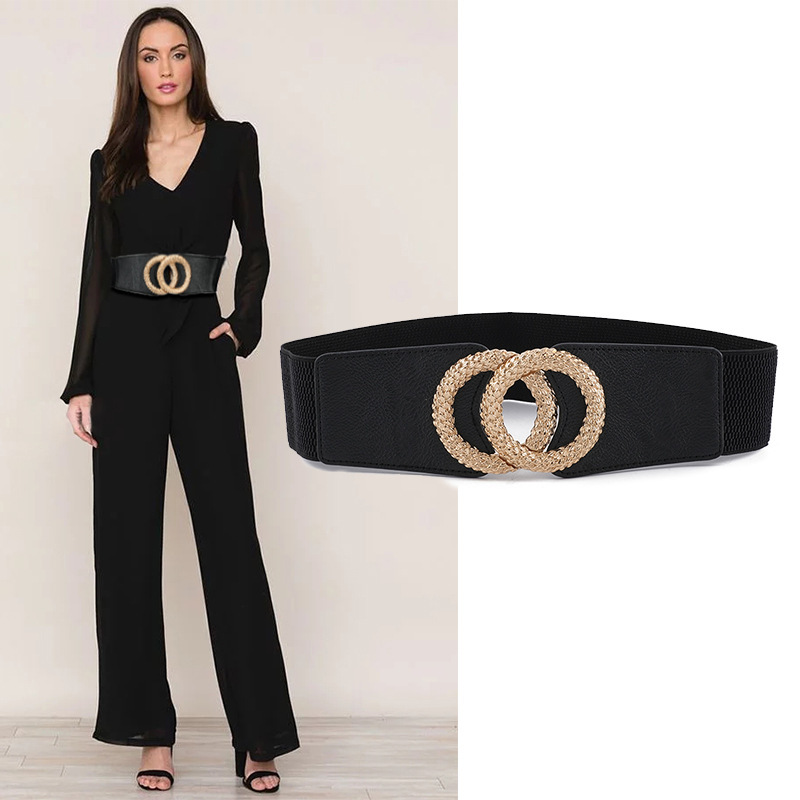 Wholesale ceinture elastique extensible a double cercle pour femme