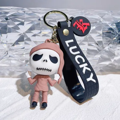 Halloween Cartoon Scary Pumpkin Zombie Goblin Key Chains