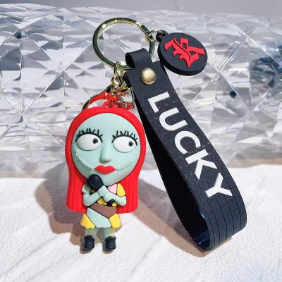 Halloween Cartoon Scary Pumpkin Zombie Goblin Key Chains