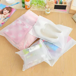Plastic Bags Waterproof Ziplock Travel Bags Clear Resealable