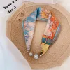 21- Autumn Oil Painting (Diamond Silk Scarf)