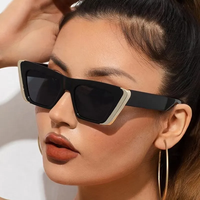 Women Fashion Cat Eye Small Frame UV Protection Sunglasses
