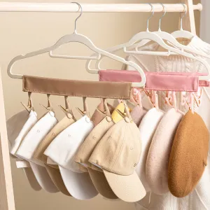 Hogar multifuncional abrigo sombrero cuadrado tela percha accesorios de ropa