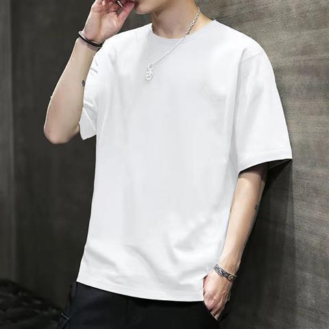MARKET|SHORT-SLEEVED ROUND NECK T-SHIRTS (399001360 WAS Wholesale Men Fashion Round Neck Loose Short Sleeve T-Shirt
