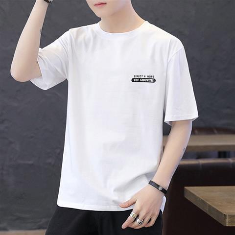 MARKET|SHORT-SLEEVED ROUND NECK T-SHIRTS (399001351 VIN Wholesale Men Fashion Round Neck Loose Short Sleeve T-Shirt