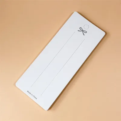 Cardboard Hair Accessories Jewelry Packaging Card - 7x17cm Bow Hairpin